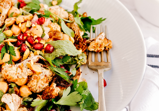 low histamine salad recipe cauliflower pomegranate