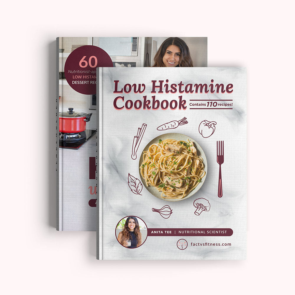 Low Histamine Cookbook and Dessert Book Bundle